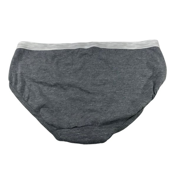 Hanes Women's Size XL Panty Brief Hi Cut Gray New Without Tags - Picture 2 of 6